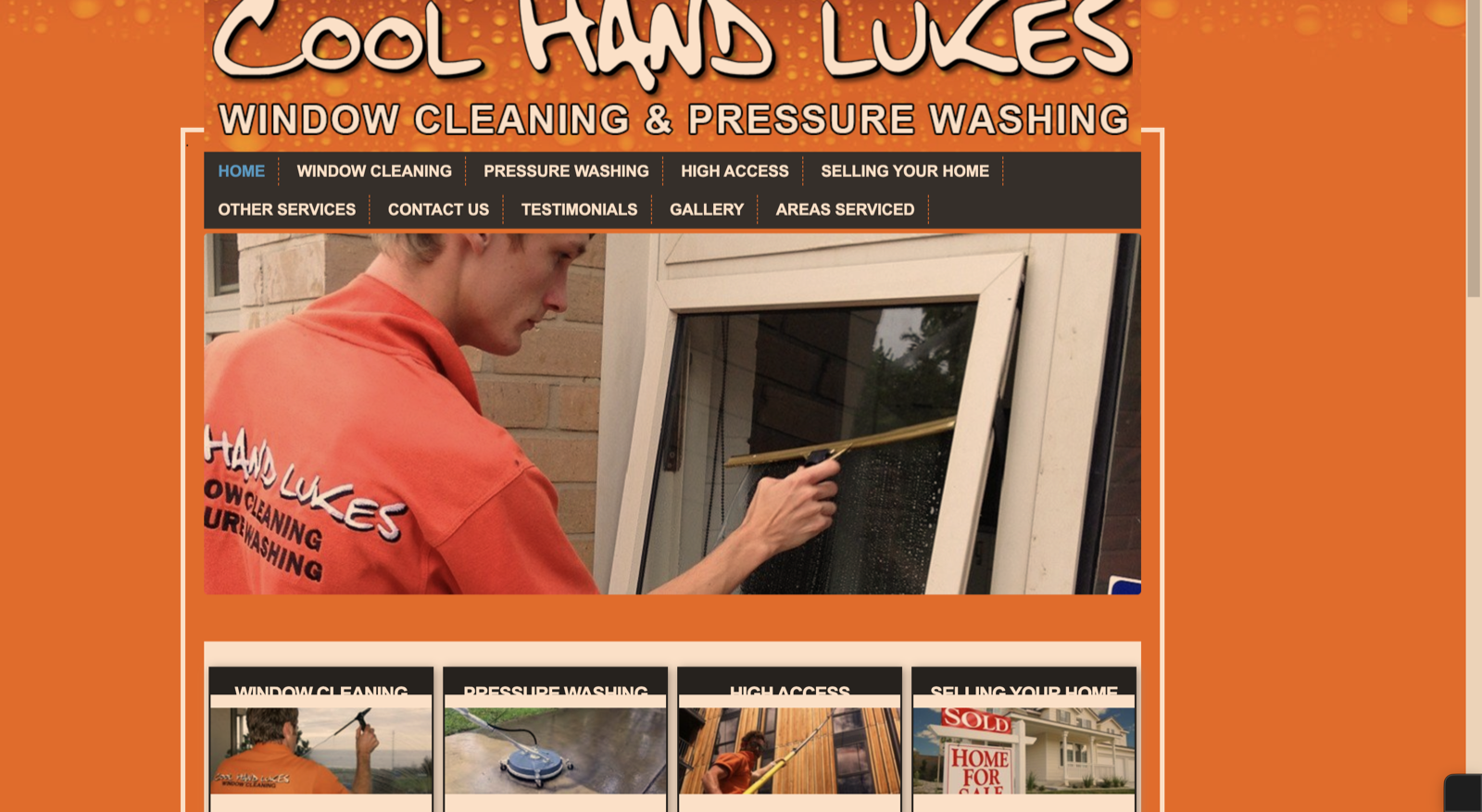 Cool Hand Luke's crew shirt on the job
